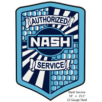 Nash Service Metal Sign - 18" x 25.5"
