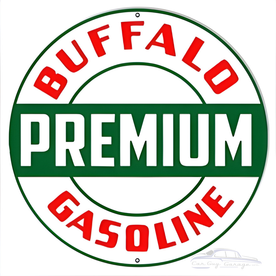 Large Premium Buffalo Motor Oil Metal Sign - 18" x 18" Large Premium Buffalo Motor Oil Metal Sign - 18" x 18"