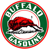 Large Buffalo Gasoline Motor Oil Metal Sign - 18" x 18"