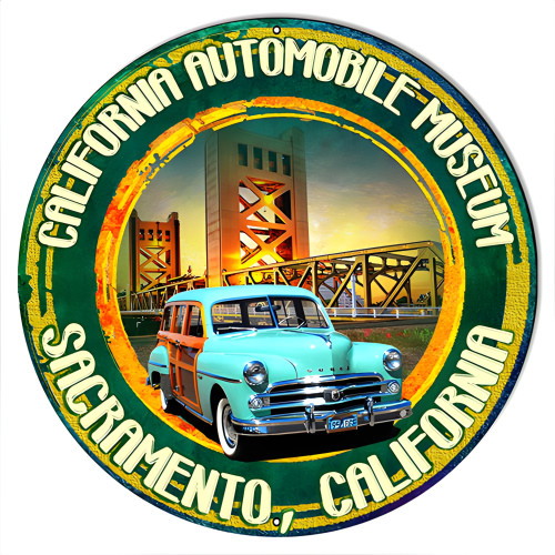 Cali Automobile Museum Metal Sign - 14" x 14"