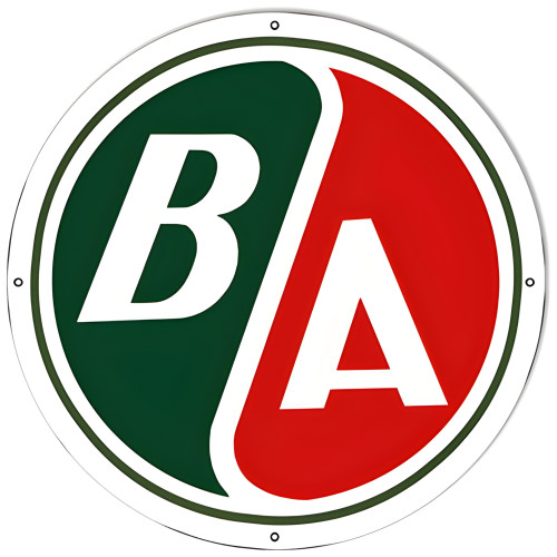 British Petroleum Metal Sign - 18" x 18"