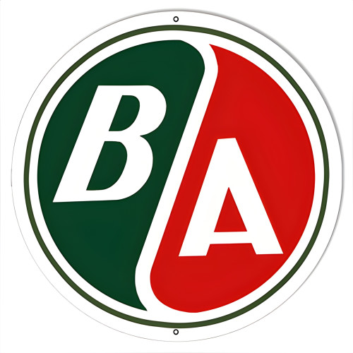British Petroleum Gas and Motor Oil Metal Sign - 14" x 14"