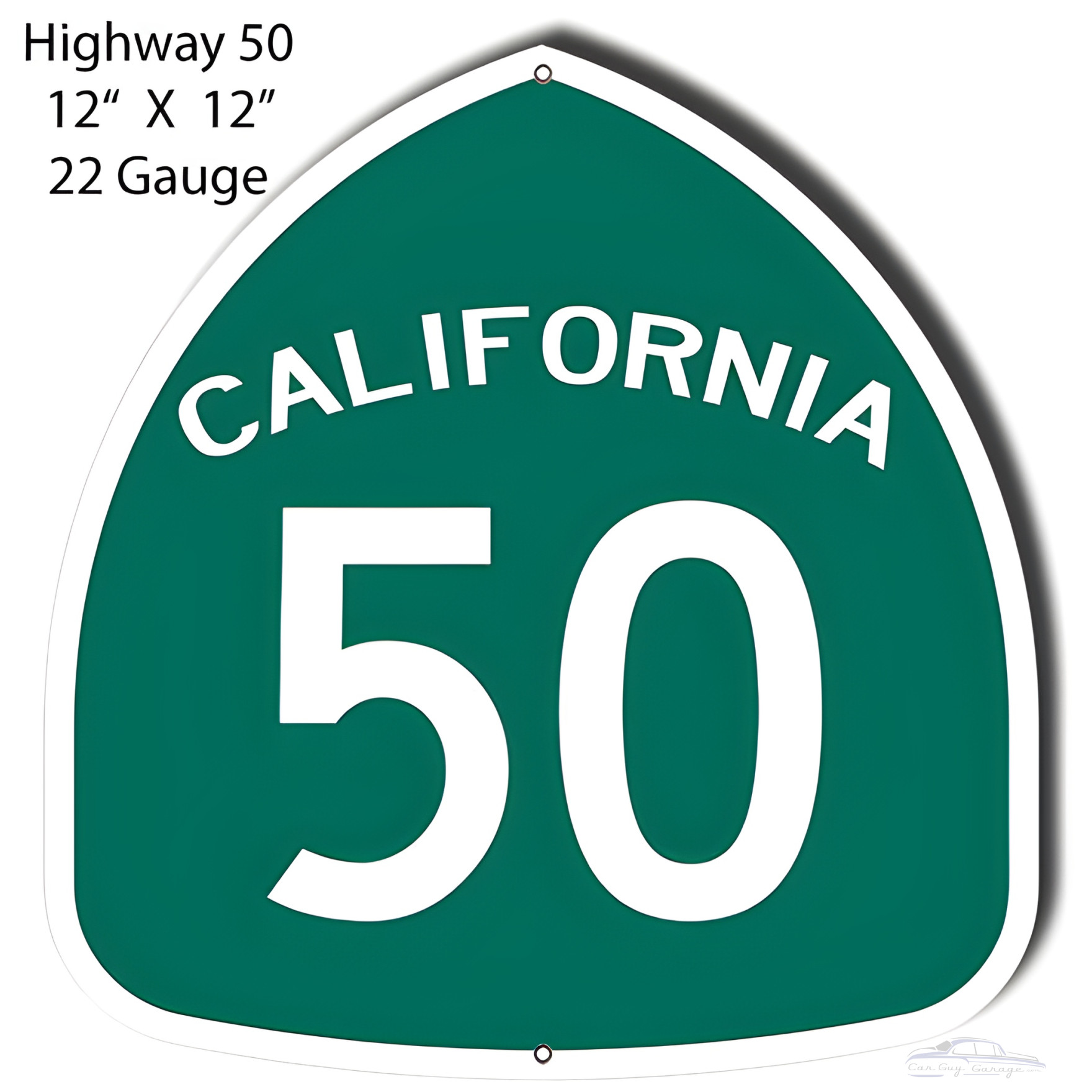 Highway 50 Metal Sign - 12
