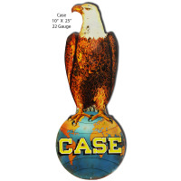 Case Reproduction Metal Sign - 10" x 25"