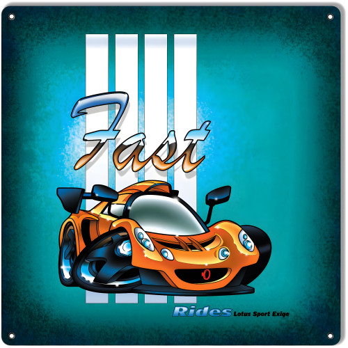 Lotus Sport Exige Metal Sign - 12" x 12"