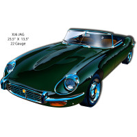 XJ6 Jag Metal Sign - 13.5" x 23.5"
