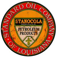 Standard Motor Oil Metal Sign - 30" Round