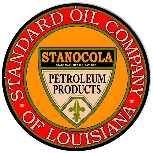 Standard Oil Company Reproduction Motor Oil Metal Sign - 24" x 24"