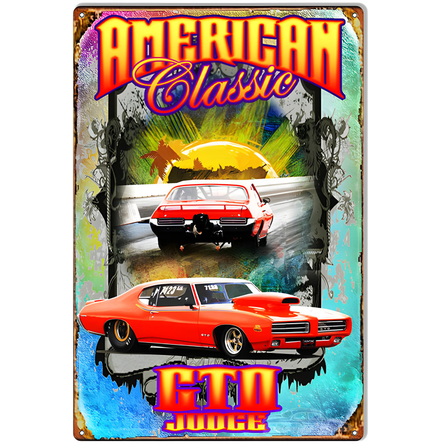 GTO Judge Classic Metal Sign - 12" x 18" GTO Judge Classic Metal Sign - 12" x 18"