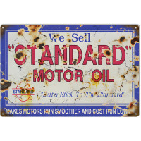 We Sell Standard Motor Oil Metal Sign - 16" x 24"