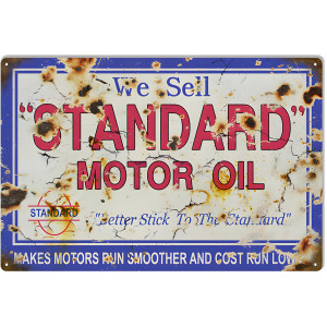 We Sell Standard Motor Oil Metal Sign - 16" x 24"