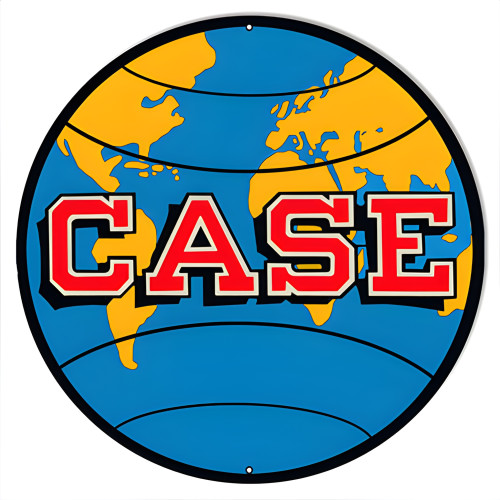 Case Reproduction Nostalgic Metal Sign - 14" x 14"