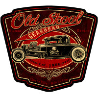 Hot Rod Garage Metal Sign - 15" x 13"