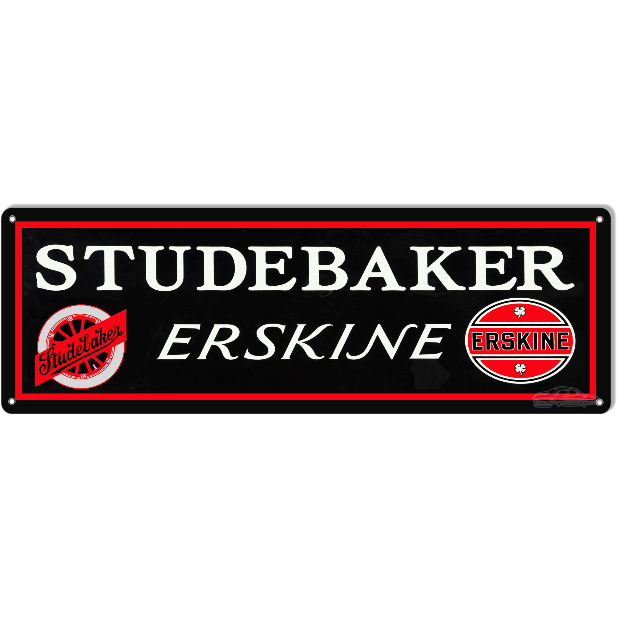 Studebaker Racing Sign Studebaker Erskine Large Motor Oil Metal Sign - 8