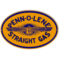 Penn-O-Lene Motor Oil Metal Sign - 11" x 18"