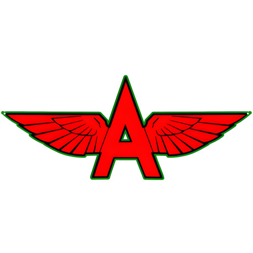 Flying A Gasoline Metal Sign - 10" x 24"