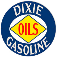 Dixie Oil Metal Sign - 24" x 24"