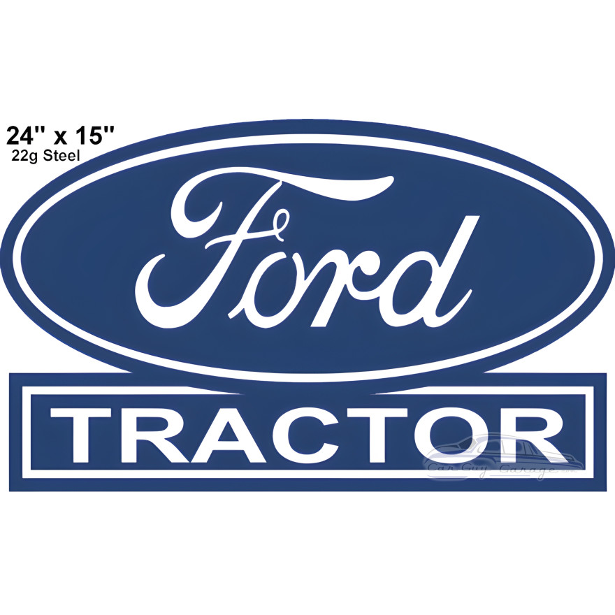 Ford Tractor Reproduction Laser Cut Out Country Metal Sign - 15" x 24" Ford Tractor Reproduction Laser Cut Out Country Metal Sign - 15" x 24"