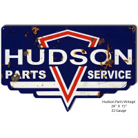 Hudson Motor Oil Metal Sign - 15" x 24"