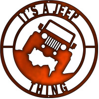 Its A Jeep Thing Metal Sign - 14" x 14"