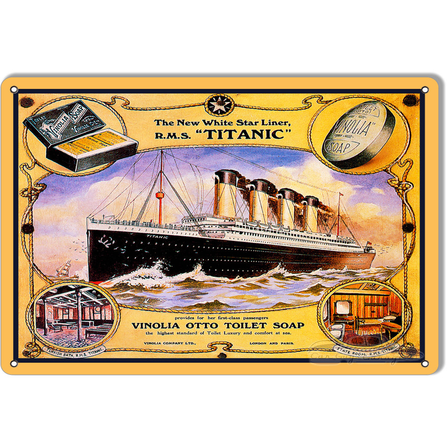 Vinolia Soap Nostalgic Reproduction Wall Art Metal Sign - 9" x 12" Vinolia Soap Nostalgic Reproduction Wall Art Metal Sign - 9" x 12"
