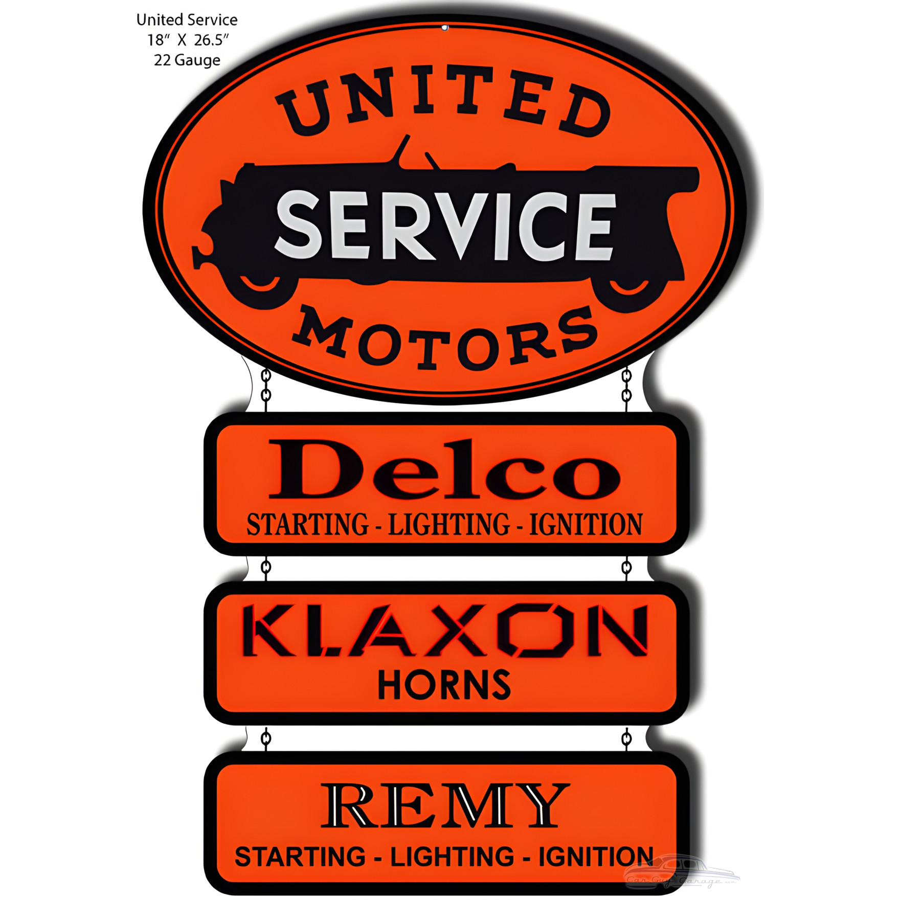 United Motors Reproduction Garage Shop Metal Sign - 18