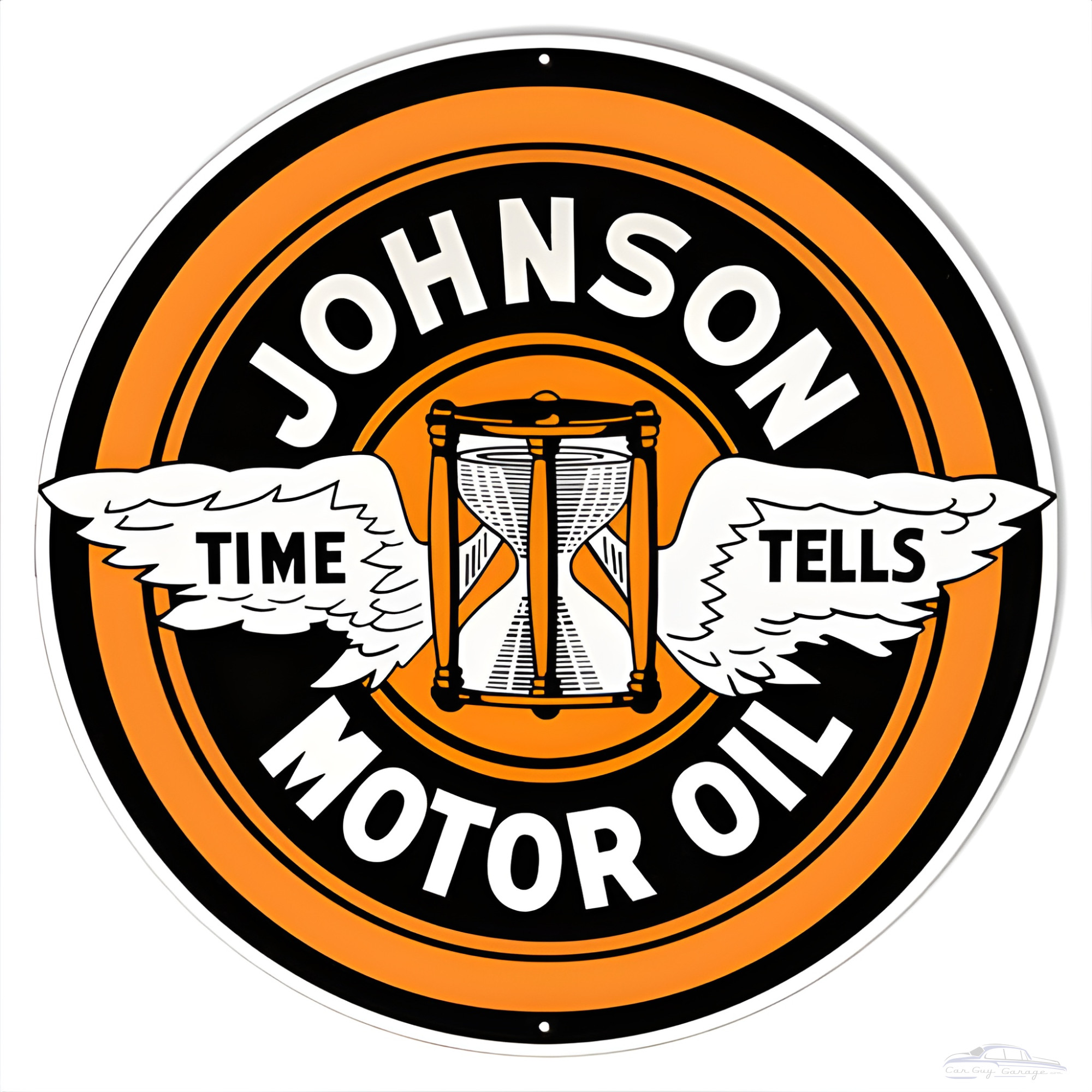 Johnson Motor Oil Metal Sign - 30