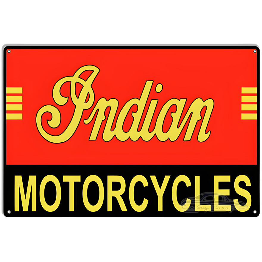 Indian Motorcycle Reddyville Reproduction Metal Sign - 12" x 18" Indian Motorcycle Reddyville Reproduction Metal Sign - 12" x 18"