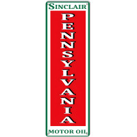 Pennsylvania Motor Oil Metal Sign - 8" x 24"