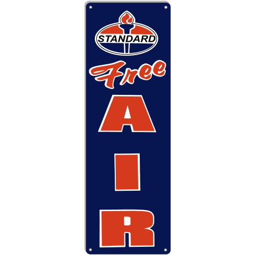 Standard Free Air Metal Sign - 6" x 18"