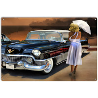 1956 Coupe Deville Classic Car Garage Shop Metal Sign - 12" x 18"