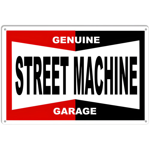 Genuine Hot Rod Garage Reproduction Metal Sign - 18" x 30"