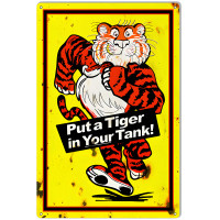 Esso Put A Tiger In Your Tank Vintage Reproduction Metal Sign - 19" x 13"