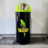 Polly Gas Metal Garbage Can