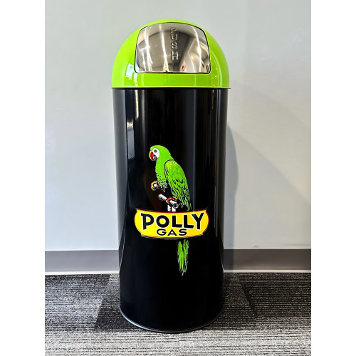 Polly Gas Metal Garbage Can