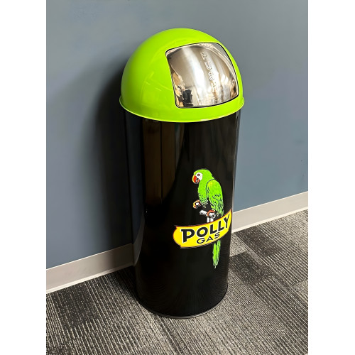 Polly Gas Metal Garbage Can