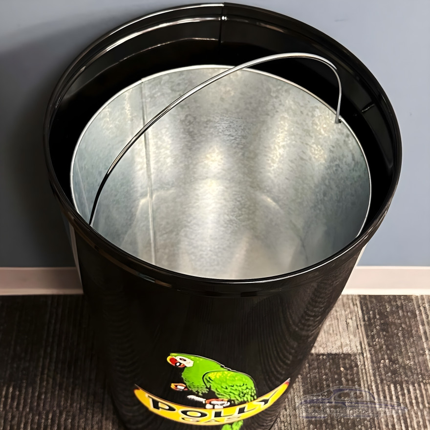 Polly Gas Metal Garbage Can Polly Gas Metal Garbage Can