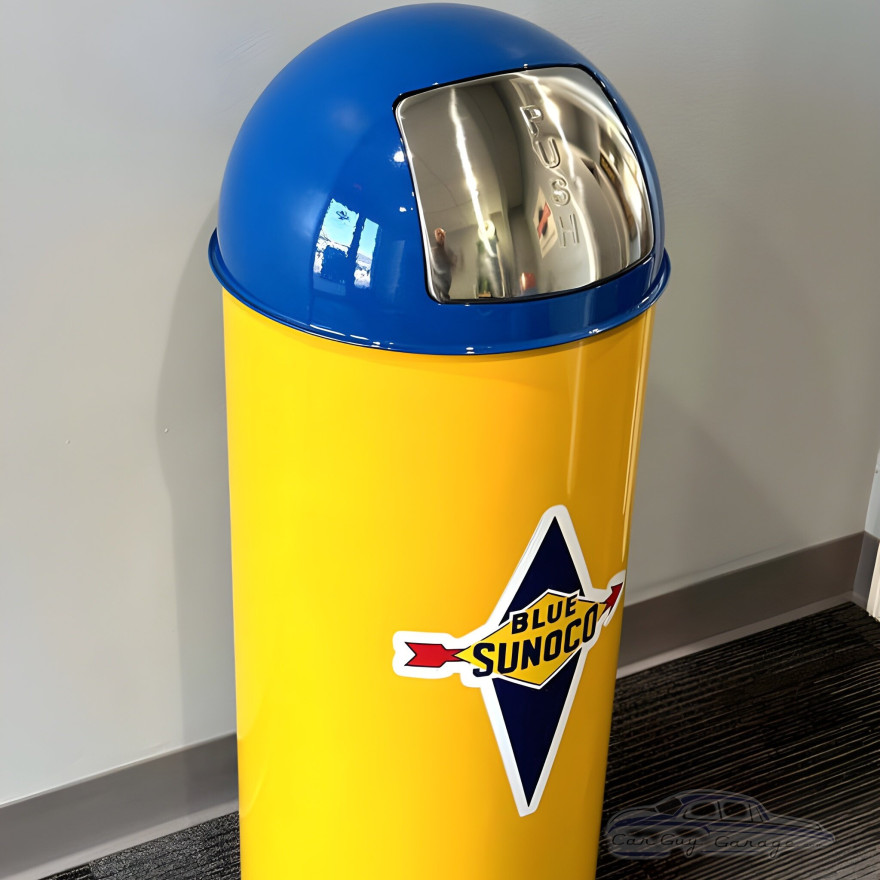 Sunoco Metal Garbage Can Sunoco Metal Garbage Can