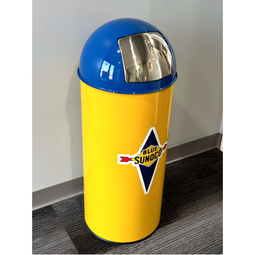 Sunoco Metal Garbage Can