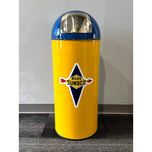 Sunoco Metal Garbage Can