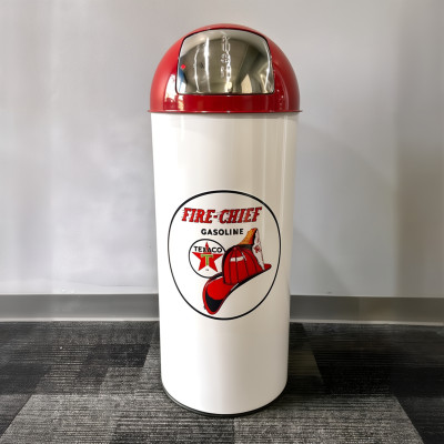 ビンテージ TEXACO FIRE-CHIEF ダストボックス ゴミ箱