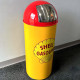 Shell Gasoline Metal Garbage Can Shell Gasoline Metal Garbage Can