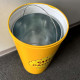 Shell Gasoline Metal Garbage Can Shell Gasoline Metal Garbage Can