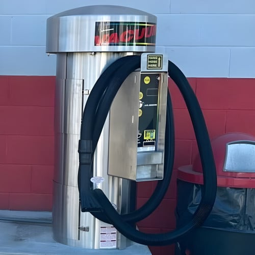 Dollar and Coin Auto Vacuum with Digital Display - 220V 15A 3 Motor Single Hose