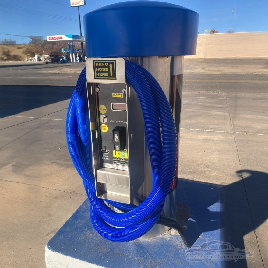 Self-Serve Car Wash Vacuum, Credit Card/Bill/Coin - 120V 3 Motor