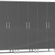 Grey Modular 4 Piece Garage Closets with 4 additional Shelves Grey Modular 4 Piece Garage Closets with 4 additional Shelves