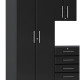 Black Modular 3-Piece Cabinet Set Black Modular 3-Piece Cabinet Set