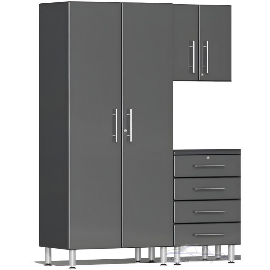 Grey Modular 3-Piece Cabinet Set Grey Modular 3-Piece Cabinet Set