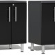 Black Modular Set of 4 Base Cabinets Black Modular Set of 4 Base Cabinets