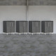 Grey Modular 4-Piece Locking 2-Door Base Garage Cabinets Set
